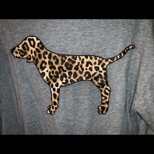 Long sleeve cheetah print top